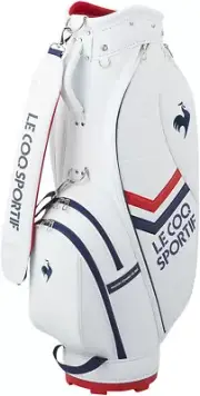 le coq sportif Golf Ladies Cart Caddy Bag 8.5 x 46 inch 2.7kg White QQCWJJ03