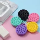 Silicone Hair Scalp Massager Shampoo Brush Shower Comb Exfoliate Remove Dand WY2