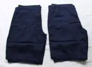 Old Navy Girl's Plus Twill Bermuda Shorts 2-Pack AN3 Uniform Blue Size 16 Plus