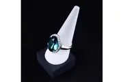 1/3/5/10 Solid White Frosted acrylic cone finger ring jewellery display stand holder showcase organiser