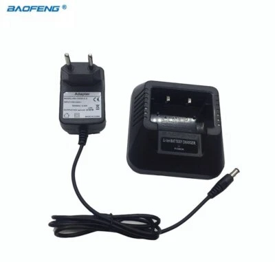 Desktop Charger Adapter For UV 5R UV-5RE Radio Walkie Talkie Baofeng UV-5R