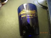 Celebrity Cruises -Zenith-cobalt w/ gold logo-standard shot Glass- new by Libbey