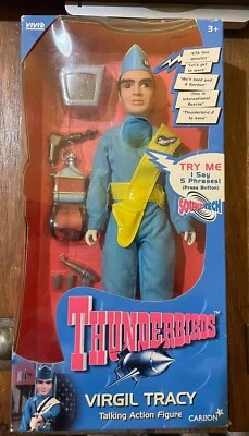 Thunderbirds VIRGIL TRACY - Talking Action Figure - Vintage from 1999