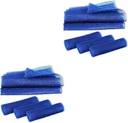 Minkissy Sets Skin Smoothers African Exfoliating Net Body Scrubbers Bath Sponge for Women Men Pcs