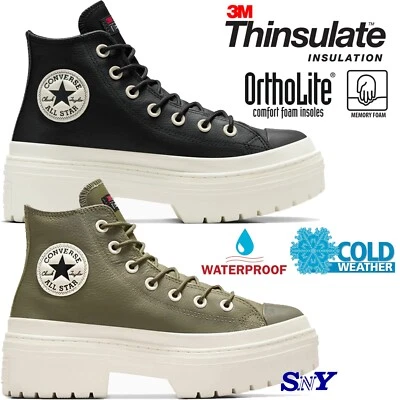 CONVERSE Women's Chuck Taylor All Star Lugged Heel Platform Waterproof Insulated