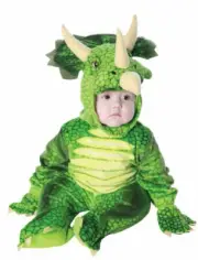 UNDERWRAPS TRICERATOPS CHILD COSTUME X-LARGE GREEN 26030 BRAND NEW