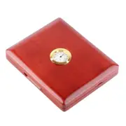 Saxophone Clarinet Case Solid Wood 5‑Reeds Holding Storing Box (Amber) MNS