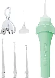 Ear Wax Removal Kit - Electric Ear Cleaner Kit With LED - Wireless Reusable Personal Care Products For Home Baby Travel Health Hygiene Personal Family Kids Adults Toddler