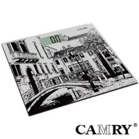 在飛比找momo購物網優惠-【CAMRY】藝術風格系列體重計-威尼斯款(輕薄型)