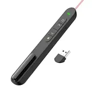 QUI Presentation Clicker Hyperlink Volume Control Wireless PresenterPPT Power...