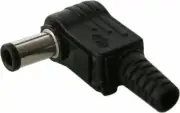 1Pc EIAJ-04 Right Angle DC Power Jack Socket Connector 1-Pin Panel Mount Plug...