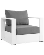 Modway Tahoe Outdoor Patio Powder-Coated Aluminum Armchair