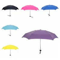在飛比找蝦皮商城優惠-迷你五折傘 口袋傘 一手掌握 超小超輕 晴雨兩用 抗UV 防