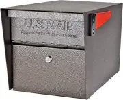 Mail Boss 7508 Curbside Mail Manager Security, Bronze Locking Mailbox