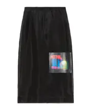 Sportmax Anzio Graphic Printed High Waist Skirt IT40,IT44,IT42 black