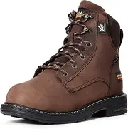[ARIAT] Unisex-Child Casey 6" Metguard Composite Toe Work Boot Western