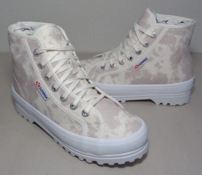 Superga Size 6 M 2341 ALPINA PRINT TL Grey Tie Dye Sneakers New Men's Shoes