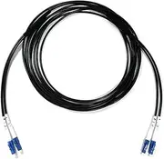 VJSUWI Fiber Optic Patch Cord E2000 Shielded LSZH 2C 150m-300m 3mm 200m-250m Single-Mode LC SC FC St A 2 Core Jumper Outdoor SM 2 Fibers (250m LC-LC)