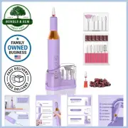 Cordless Electric Nail Drill Kit Rechargeable Manicure Grinder for Gel Nails