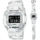 CASIO卡西歐 G-SHOCK 冰凍森林 雪花迷彩方形電子錶 DW-5600GC-7