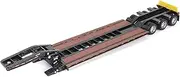 1:50 Scale Hydraulic Detachable Gooseneck Lowboy Trailer (Black Outrigger Version) | Transport Series, 1:50 Scale Model Diecast Collectible 71137