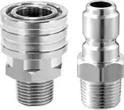 Pressure Washer Adapter Set Quick Connect Kit 3/8’’ Male Thread Fitting 5000 PSI