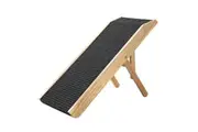 Pet Dog Ramp Stairs Steps Puppy Cat Ladder Folding Adjustable for Bed Car Couch Sofa Portable 4 Levels Height Pine Wood