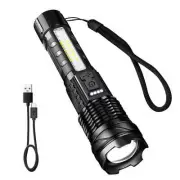 15000000LM Super Bright Flashlights High Lumens Rechargeable 7 Modes LED Flash
