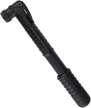 1Pc Portable Mini Bike Inflator Pump High Pump for Bike Riding Accessories Durable Easy to Use Black with Air Needle
