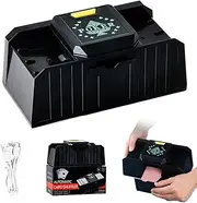 Dhqkqg Card Shuffler, Electric Card Shuffler, Automatic Card Shuffler, Fully Automatic Card Shuffler, Card Shuffler for Playing Cards Such as Poker Cards, UNO Card Game and Blackjack