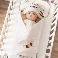 在飛比找蝦皮購物優惠-臺灣🛒初生嬰兒浴巾 嬰兒包被 兒童被子 兒童浴巾 嬰兒浴巾包