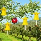 Reusable Fruit Fly Trap Killer Yellow Cage Drosophila Catcher Trap Fly P3F3