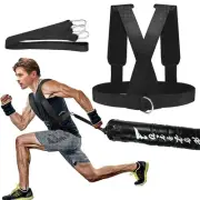 Fitness Weight Sled Resistance Strap Tire Pulling Reinforced Lock Training Tools