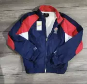 Jordan x Trophy Room USA Jumpman Woven Track Jacket DR2954-410 Men's Small