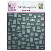 Nellie’s Choice 3D Embossing Folder - Presents - EF3D096