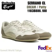 Onitsuka Tiger SERRANO CL CREAM / PUTTY 1183B886 100 UNISEX NEW! F/S