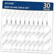 30 Pcs Bird Scare Discs, Reflective Double-Sided Bird Reflectors 30pack