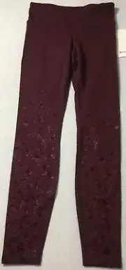 Lululemon Speed Wunder Tight 28” *Spark LW5CMCS GARN Maroon Leggings Size 6