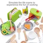 Kitchen Waffle Maker Toy Wooden Smooth Edges Pancake Maker Toy