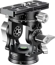 Leofoto VH-30R Monopod Head Two-Way Panoramic Tele Lens Head w Handle Arca/RRS Compatible