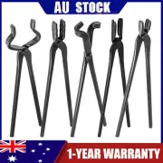 Universal Knife Making Bolt Tongs Blacksmith Bladesmith Tool Set for Anvil Forge