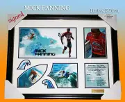 MICK FANNING 2 TIMES ASP WORLD CHAMPION MEMORABILIA SIGNED LIMITED EDITION 499