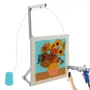 Kreiaoer Rug Tufting Frame Kit, 35.4"" Aluminum Alloy Tufting Frame for Rug M...