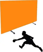 Portable Table Tennis Baffle,Portable Ping Pong/Pickleball/Volleyball Sport Baffle,for Men Women Teen,Outdoor Table Tennis Tables Baffle