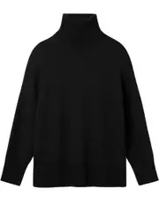 A.Emery | Gibson Funnel Knit in Black | The UNDONE