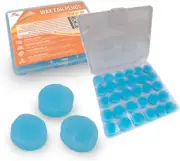 Ear Plug - Reusable Silicone Wax Ear Plugs for Sleeping, Swimming - Pack of 30,