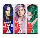 Schwarzkopf Live Colour Ultra Brights Blue / Green / Pastel Pink Semi-Permanent