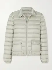 [Moncler] Moncler - Lans Quilted Metallic Shell Down Jacket - Silver - 0 0 Silver