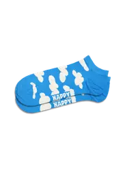 Light Blue Cloud Socks | Fun Low Socks