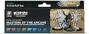 Vallejo Wizkids Premium Paint Masters of the Arcane 8 piece Colours Set